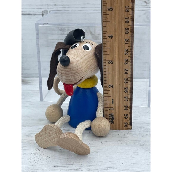 Vintage Wooden Bouncy Springy Wood DOG Made in Czech Republic for Petra Toys USA - Picture 8 of 8
